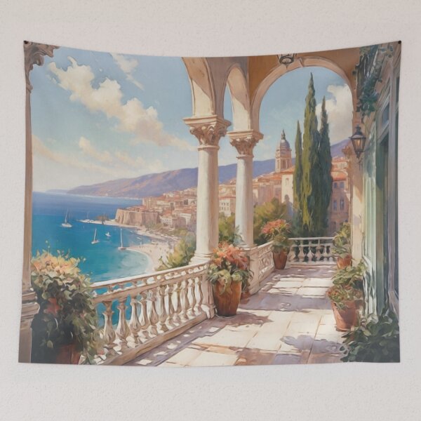 Item preview, Mediterranean View designed and sold by Sanctum Icons.