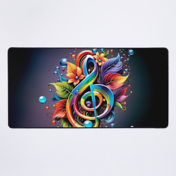 Item preview, Music, colorful clef with leaves. designed and sold by nicky2342.