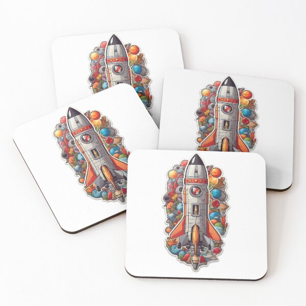 Item preview, RocketPatch Adventures: Blast Off with Custom Space Style Tees designed and sold by Pixel Palette.