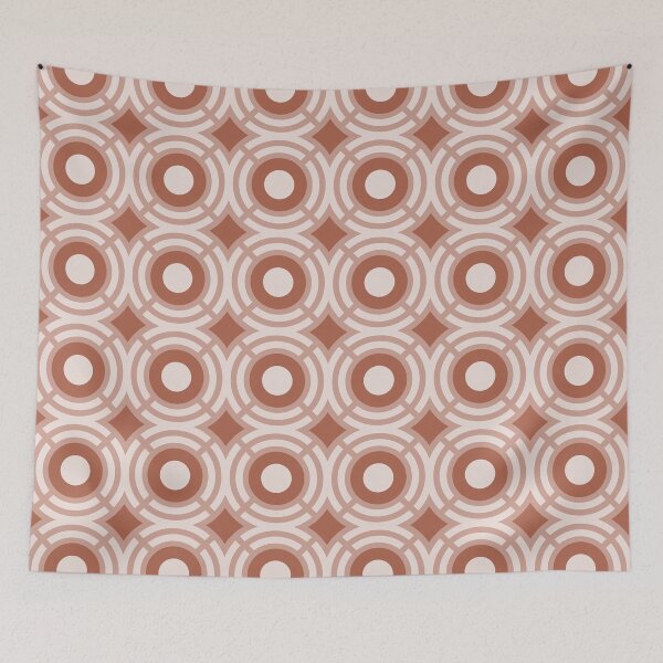 Item preview, Geometric Pattern: Chapateo: Umber Light designed and sold by Red Wolf.