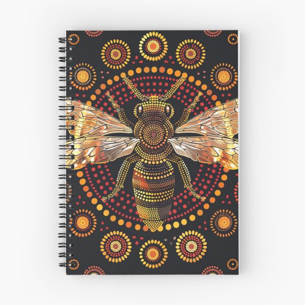 Item preview, Aboriginal Inspired Dot Art - Gold Bee designed and sold by GrinGalore.