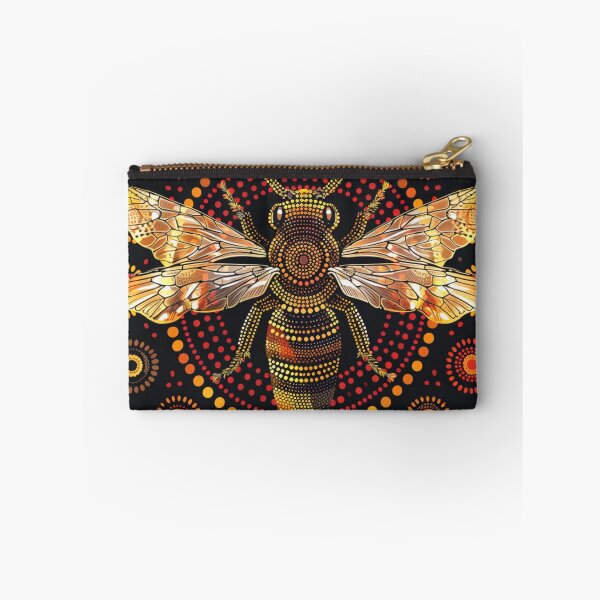 Item preview, Aboriginal Inspired Dot Art - Gold Bee designed and sold by GrinGalore.