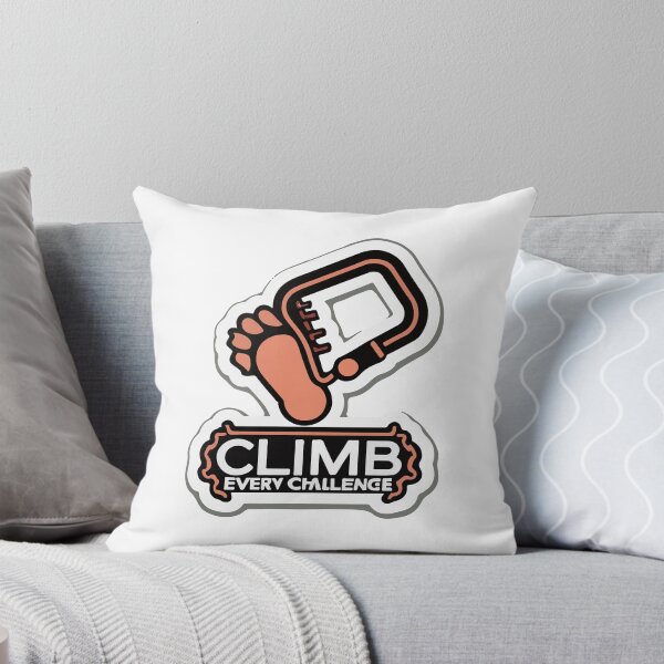 Item preview, Climb Every Challenge - Carabiner & Prosthetic Foot Design designed and sold by NiftyWrx.