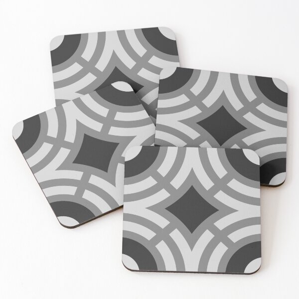 Item preview, Geometric Pattern: Chapateo: Charcoal Light designed and sold by Red Wolf.