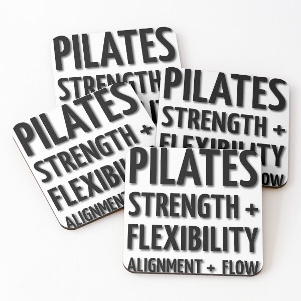 Item preview, Pilates Motivational and Inspirational Fitness Words designed and sold by ArticLotusShop.