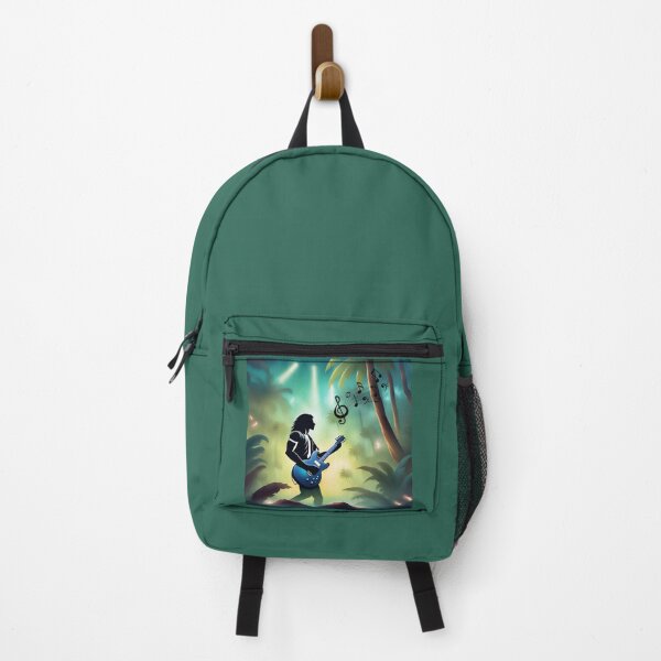Item preview, Rock guitarist in the jungle designed and sold by Artbellachi.