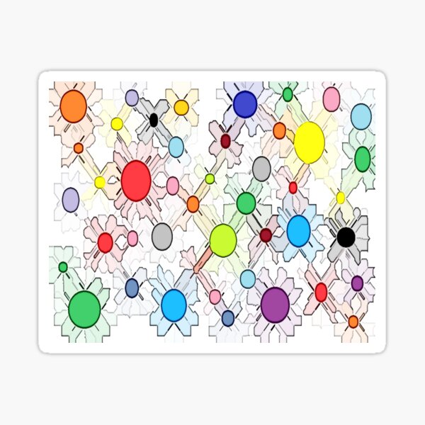Flowers Pois Sticker
