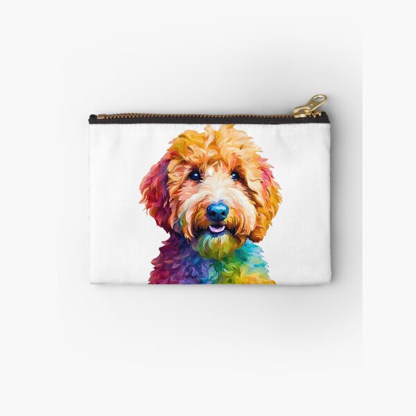 Item preview, Rainbow Goldendoodle Impressionism designed and sold by Fredster1966.
