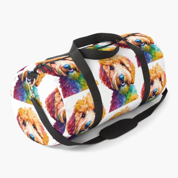 Item preview, Rainbow Goldendoodle Impressionism designed and sold by Fredster1966.