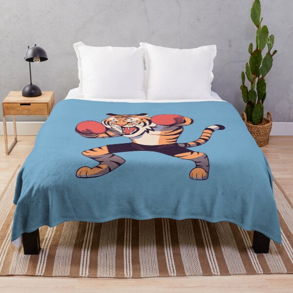 Item preview, Strong and Fierce Cartoon Tiger Boxing designed and sold by NosandEdgy.