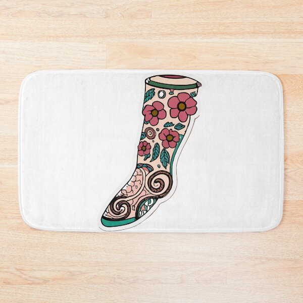 Item preview, Bohemian Floral Prosthetic Leg Art designed and sold by NiftyWrx.