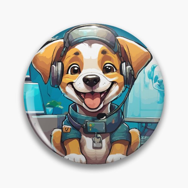 Item preview, Code Companion: Our Tech-Savvy Canine Engineer designed and sold by Wreckerslk.