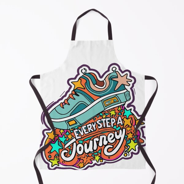 Item preview, Every Step a Journey - Graffiti Sneaker and Stars Design designed and sold by NiftyWrx.