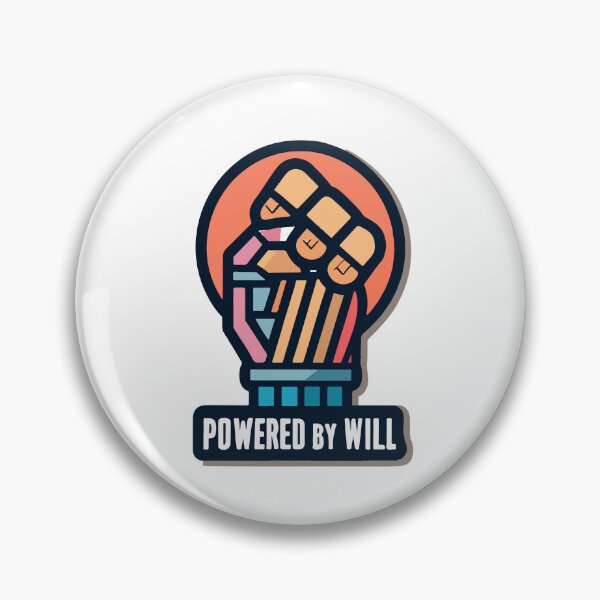 Item preview, Powered by Will - Biomechanical Fist Pump designed and sold by NiftyWrx.