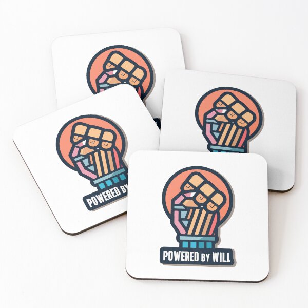 Item preview, Powered by Will - Biomechanical Fist Pump designed and sold by NiftyWrx.