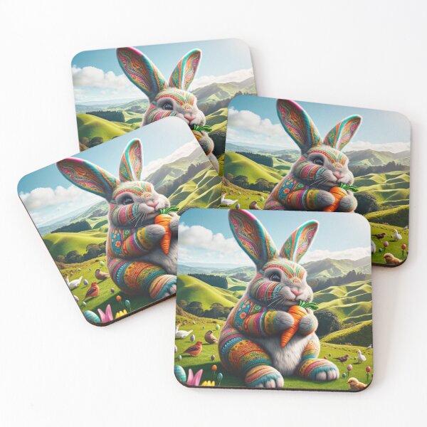Item preview, Huge Colourful Easter Rabbit  designed and sold by Traci Coxhead.