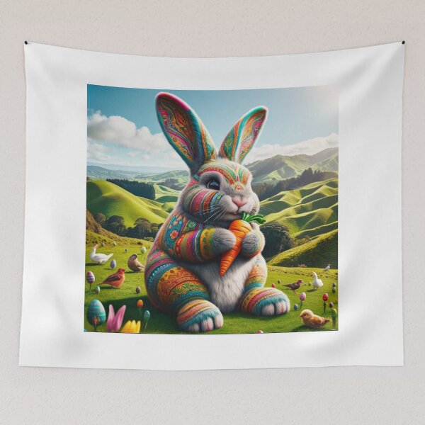 Artikelvorschau, Riesiger bunter Osterhase entworfen und verkauft von Traci Coxhead.