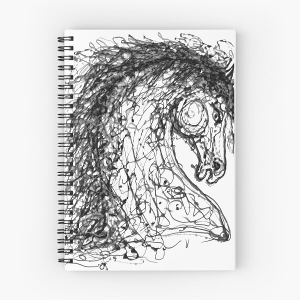 Item preview, Horse Inspired by  Dripped Abstract Pollock Style for #RedBubble Products designed and sold by Rocky Mountain Artistry.