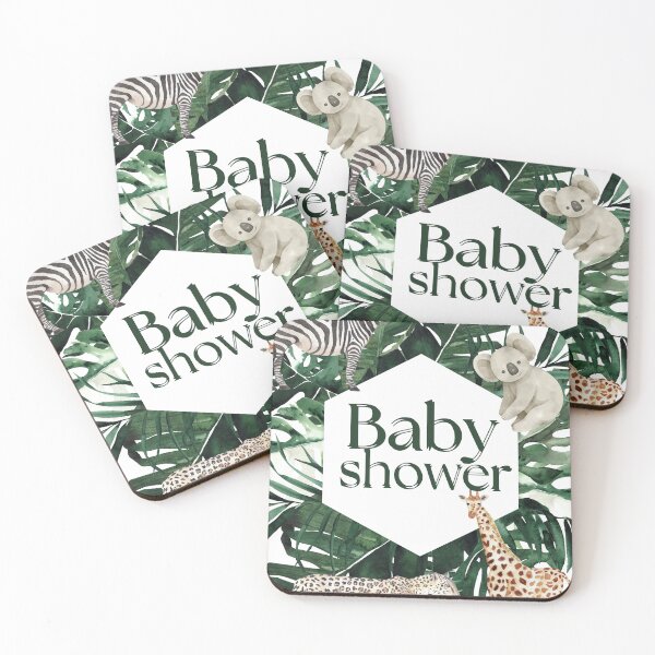 Item preview, Baby Shower t-shirt,Baby t-shirt,cute wild animal print shirt designed and sold by MissCirce1993.