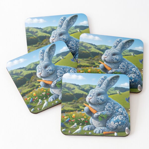 Item preview, Blue China Rabbit designed and sold by Traci Coxhead.