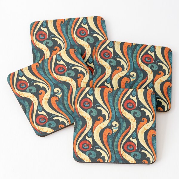 Item preview, New Zealand Māori Kowhaiwhai Pattern Koru Design designed and sold by GrinGalore.