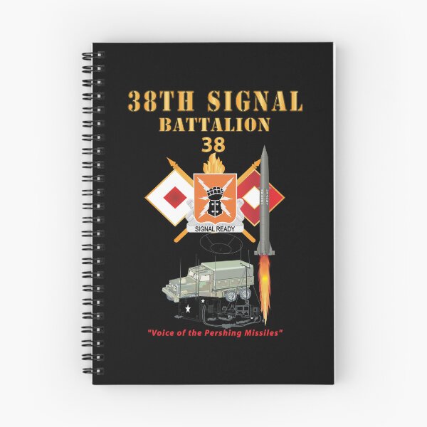 Item preview, 38th Signal Bn - DUI - Br - Pershing Firing w Commo Station - Sat Dish X 300 designed and sold by Military Insignia Products.