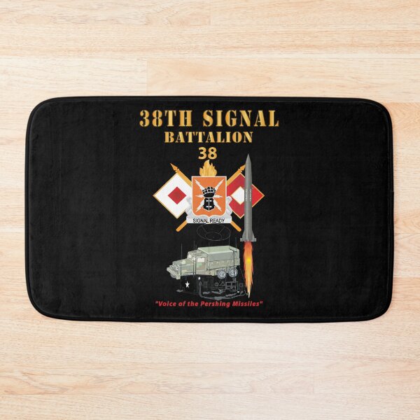 Item preview, 38th Signal Bn - DUI - Br - Pershing Firing w Commo Station - Sat Dish X 300 designed and sold by Military Insignia Products.