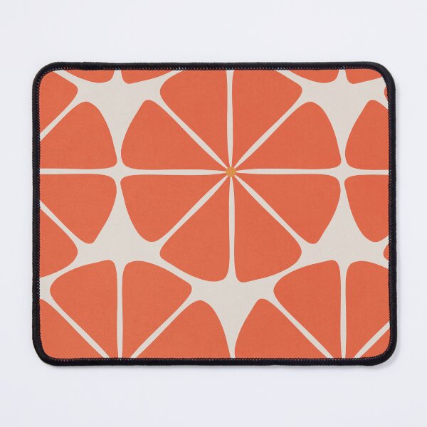 Item preview, Red Retro Florals Pattern designed and sold by technicolorable_art.