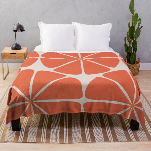 Item preview, Red Retro Florals Pattern designed and sold by technicolorable_art.