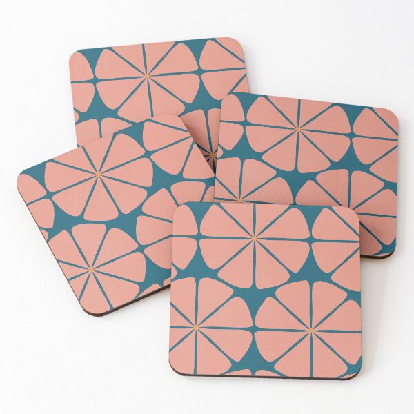 Item preview, Pink Retro Florals Pattern designed and sold by technicolorable_art.
