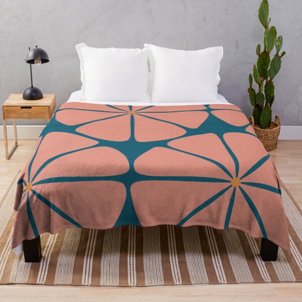 Item preview, Pink Retro Florals Pattern designed and sold by technicolorable_art.