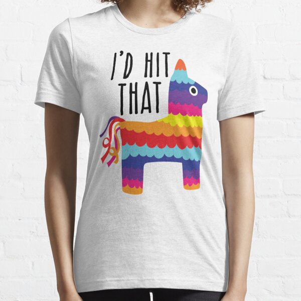 IDcommerce Lets Get Smashed Colorful Pinata Womens T-Shirt