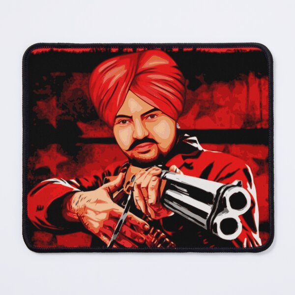 Item preview, Sidhu Moose Wala with Bandook - Punjabi Rap Sensation designed and sold by UniqueDesign751.