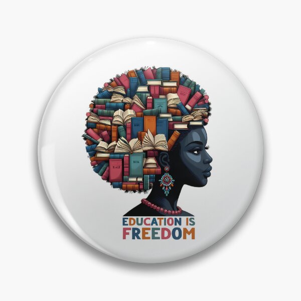 Item preview, Education Is Freedom Women History Month Book Reader designed and sold by Stick-Artistry.