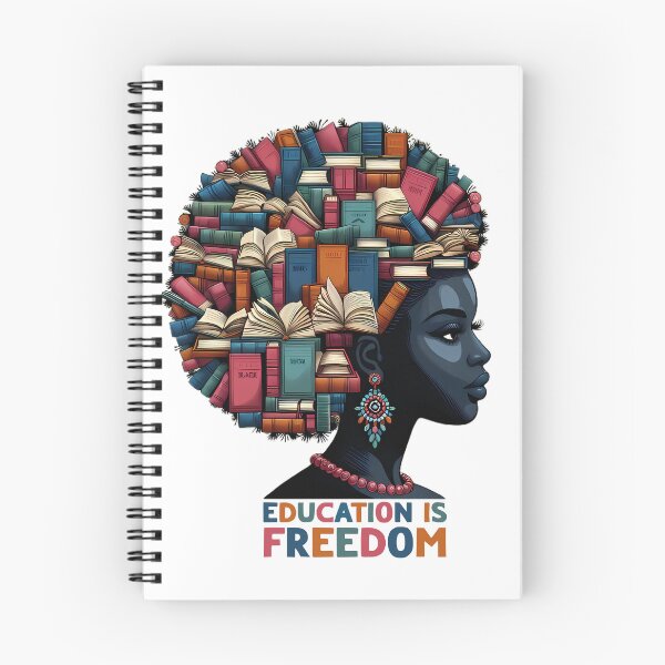 Item preview, Education Is Freedom Women History Month Book Reader designed and sold by Stick-Artistry.