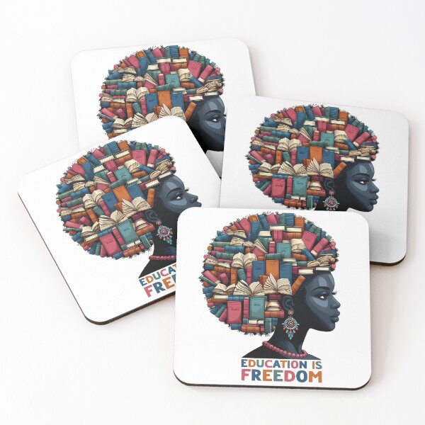 Item preview, Education Is Freedom Women History Month Book Reader designed and sold by Stick-Artistry.