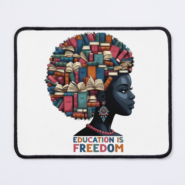 Item preview, Education Is Freedom Women History Month Book Reader designed and sold by Stick-Artistry.