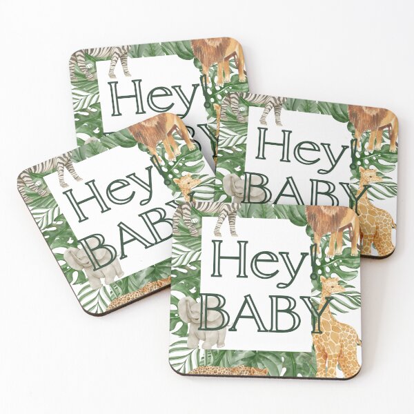 Item preview, Hey Baby t-shirt,Baby t-shirt,cute wild animal print shirt designed and sold by MissCirce1993.