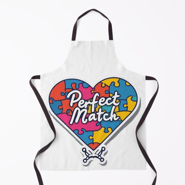 Item preview, Perfect Match Abstract Heart Puzzle designed and sold by NiftyWrx.