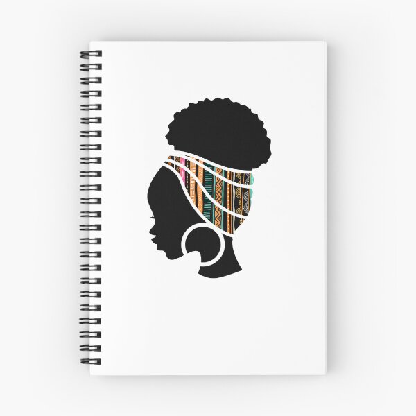 Item preview, Afro Woman with African Pattern, Black History  designed and sold by Logiamerch.