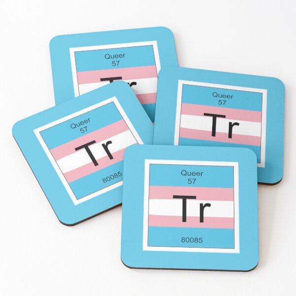 Item preview, Periodic Table with Transgender Colors designed and sold by ash-in-the-box.