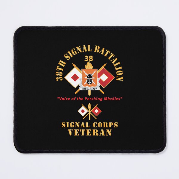 Item preview, Army - 38th Signal Battalion - DUI - US Army w BN Number - Sig Br  - Voice of the Pershing Missiles SVCX 300 designed and sold by Military Insignia Products.