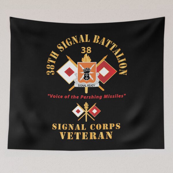 Item preview, Army - 38th Signal Battalion - DUI - US Army w BN Number - Sig Br  - Voice of the Pershing Missiles SVCX 300 designed and sold by Military Insignia Products.
