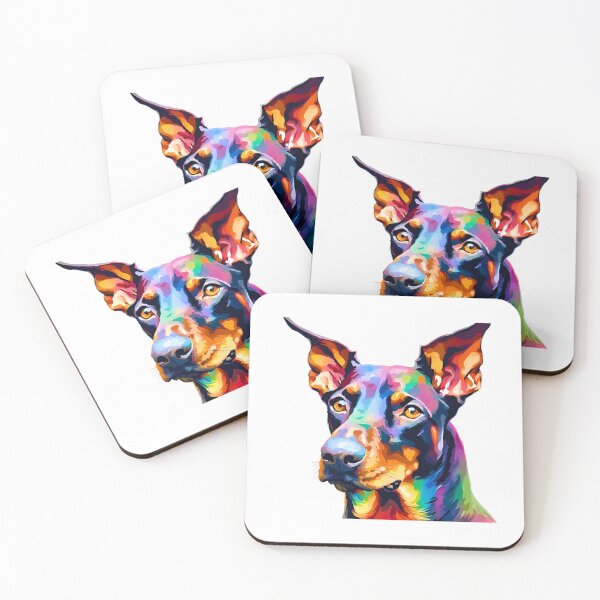 Item preview, Rainbow Doberman Impressionism designed and sold by Fredster1966.