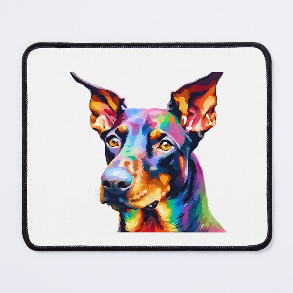 Item preview, Rainbow Doberman Impressionism designed and sold by Fredster1966.