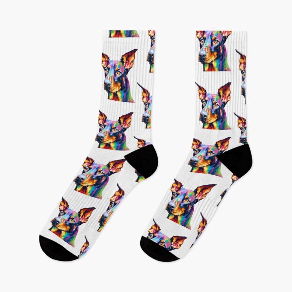 Item preview, Rainbow Doberman Impressionism designed and sold by Fredster1966.