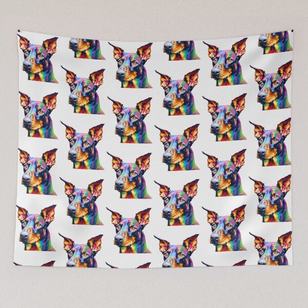 Item preview, Rainbow Doberman Impressionism designed and sold by Fredster1966.