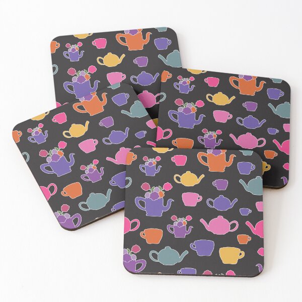 Item preview, vector hand drawn garden tea party elements seamless pattern designed and sold by 137Lanternes.