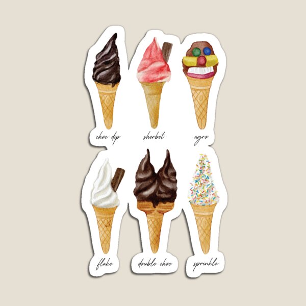 Item preview, helados australianos designed and sold by CloverFi.