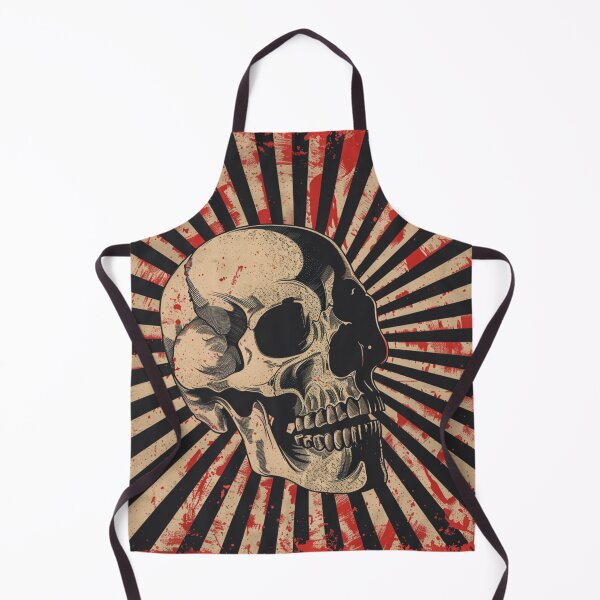 Item preview, Grunge Skull On Vintage Red And Black Background designed and sold by GrinGalore.
